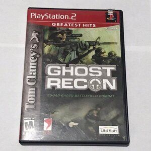 PS2 Tom Clancy’s Ghost Recon: Squad Based Battlefield Combat (PlayStation 2)